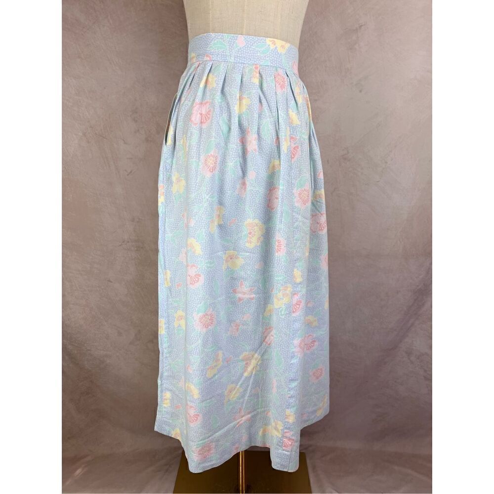 Vintage Pastel Midi Skirt 1990s Women’s Large - Picture 3 of 6